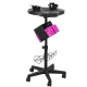 Gabbiano 188 Timer Hairdressing Trolley, Black