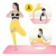 4Fizjo Suede Yoga and Exercise Mat 1.5 mm, Pink
