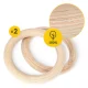 4Fizjo 1601 Gymnastic Rings for Pull-ups, Black/Green