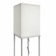 Floor Lamp with Shelves E27 Modern Standing Light, 160cm, white