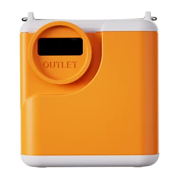 Flextail Nano Pump 5C2 Portable Pump with Camping Light, Orange