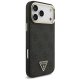 Guess 4G PU Leather MagSafe Case for Apple iPhone 17 Pro Max, Brown