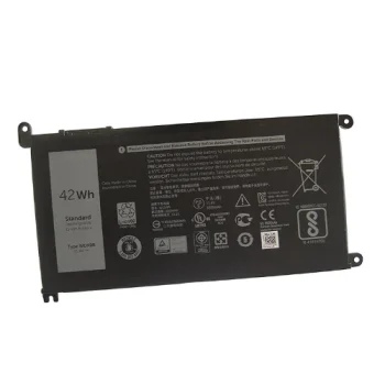 Dell WDX0R Original Notebook Battery, 42 Wh, Black