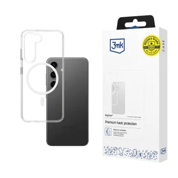 3mk MagCase for Samsung Galaxy S24 with MagSafe Support, Transparent