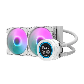 Darkflash DN-D240 Liquid CPU Cooler with LCD Display, White