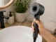 Black Shower Head with 5 Functions and Water Saving Button