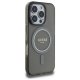 Guess iPhone 16 Pro Max Case IML Glitter Circle MagSafe, Black