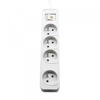 Philips CHP2144WB/60 Extension Lead with 4 Sockets, 3m, White