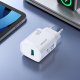 USB Wall Charger Joyroom JR-TF4 18W with USB-C Cable White