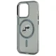 Karl Lagerfeld iPhone 15 Pro Case MagSafe IML Metal KC Heads, Black