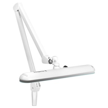Elegante 801-s LED Beauty Desk Lamp with Clamp, White