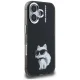 Karl Lagerfeld IML Aquarelle Choupette & Logo iPhone 16 Case, Black
