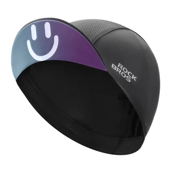 Rockbros 18230005001 Cycling Cap with Peak, Black