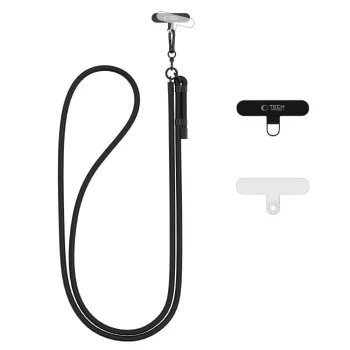 Tech-Protect C1S Rope Crossbody Universal Phone Strap, Black
