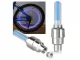 Glowing LED Valve Caps with Motion Sensor, Blue, 2 pcs