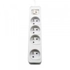 Pagarinātājs Philips CHP2144WB/60 ar 4 ligzdām 3m 10A, balts