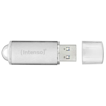 Intenso Jet Line 256GB USB Flash Drive, USB-A 3.2 Gen 1x1, Silver