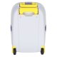 Kids Travel Suitcase on Wheels with LED, Cabin Luggage, Yellow