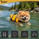 Purlov Dog Life Jacket, Size S, Yellow