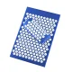 Acupressure Mat with Pillow and Bag, 60x40 cm, Blue