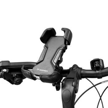 Wozinsky WBHBK6 Phone Holder for Bike & Motorcycle Handlebars, Black