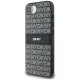 DKNY Mono Stripe & Metal Logo Case for iPhone 16e - Black