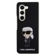 Karl Lagerfeld Samsung Galaxy Z Fold5 Case Silicone Ikonik, Black