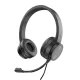 Conceptronic POLONA05B Stereo USB Headset Black