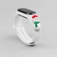 Christmas Silicone Strap for Xiaomi Mi Band 3 / 4 Snowman White