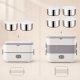 Electric Lunch Box Food Heater 200W 2.2L with 4 Steel Containers