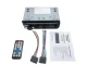 Car Radio with Bluetooth, USB, AUX, SD, 1-DIN, 4 x 60W, Microphone, Remote
