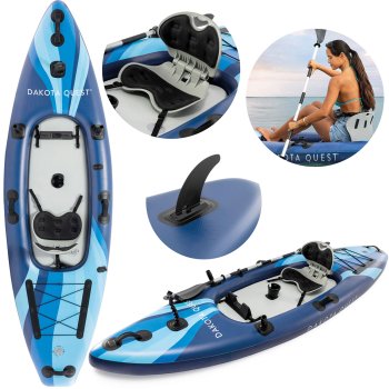 Intex Pro Dakota 68245 Inflatable Kayak with Paddles and Pump