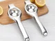 Metal Manual Lemon and Citrus Juicer, 20.5 cm, Silver