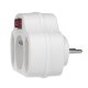 Maclean MCE142 Triple Socket Adapter with Switch