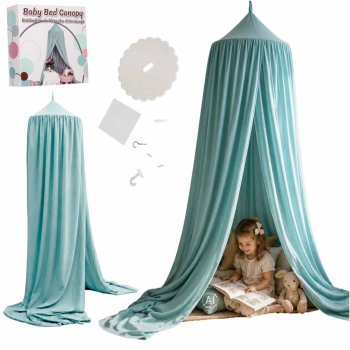 Kids Bed Canopy / Hanging Tent, Green