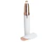 Face and Eyebrow Epilator / Trimmer with LED Light, White