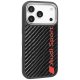 Audi iPhone 17 Pro Case R8 Carbon Fiber MagSafe, Black