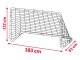 Neo-Sport Football Goals Set (2 pcs), 183x122x61 cm