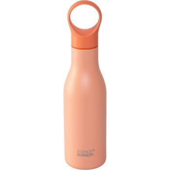 Joseph Joseph Loop Vacuum Insulated Water Bottle 500ml Coral