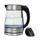 Huslog Electric Kettle AK-0537, 1.7L Glass Tea Kettle with LED, 2200W Fast Boil