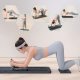 Foldable Pilates Reformer Board with LCD Display and Resistance Bands for Home Workout