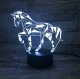 LED 3D Unicorn Night Lamp