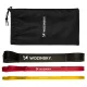 Latex Resistance Bands Set Wozinsky WGO-3 3 Pcs