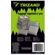 Trizand 23183 Travel Organizer Set for Suitcase (6 pcs), Grey/Orange