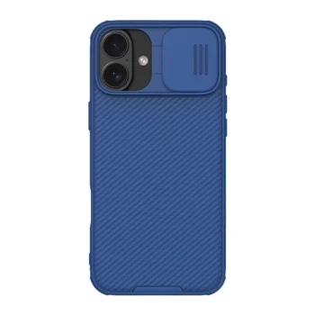 Nillkin CamShield Pro Case for iPhone 16 Plus, Blue