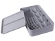 Two-Tier Cutlery Drawer Organizer, Grey