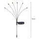 Solar Garden Lights with LED Balls, 2 Pcs, 70 cm