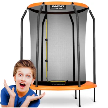 Neo-Sport Kids' Garden Trampoline with Safety Net 152 cm