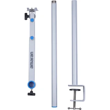 Amaran Verge Desk Clamp Stand, Silver