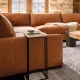 Modernhome C-Shaped Side Table for Laptop, 40x30 cm
